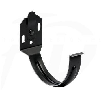 Hak doczołowy z płaskownika stalowy ⌀ 130 firmy KROP kolor czarny